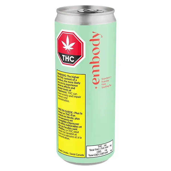 Image for Strawberry + Huacatay, cannabis beverages by embody