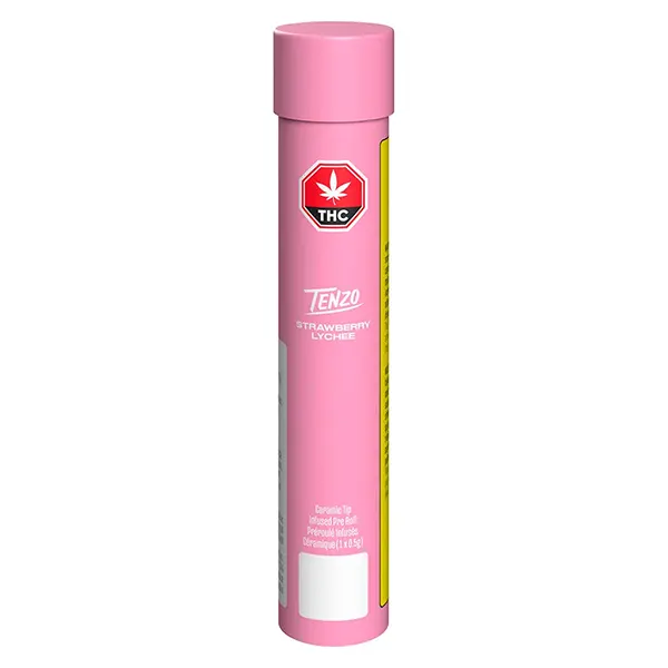 Image for Strawberry Lychee Ceramic Tip Infused Pre-Roll, cannabis pre-rolls by Tenzo