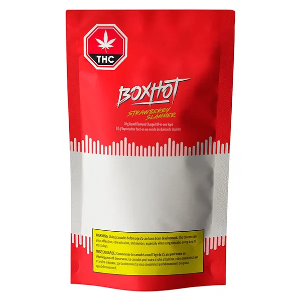 Image for Strawberry Slammer Liquid Diamond Charged AIl-In-One Vape, cannabis all products by BoxHot