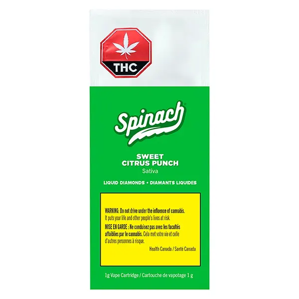 Image for Sweet Citrus Punch Liquid Diamonds 510 Thread Cartridge, cannabis all products by Spinach