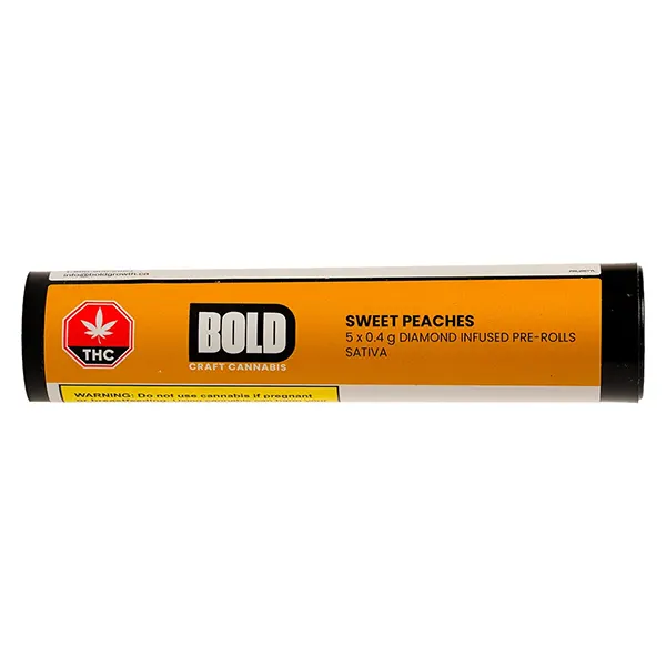 Image for Sweet Peaches Diamond Infused Pre-Rolls, cannabis pre-rolls by BOLD