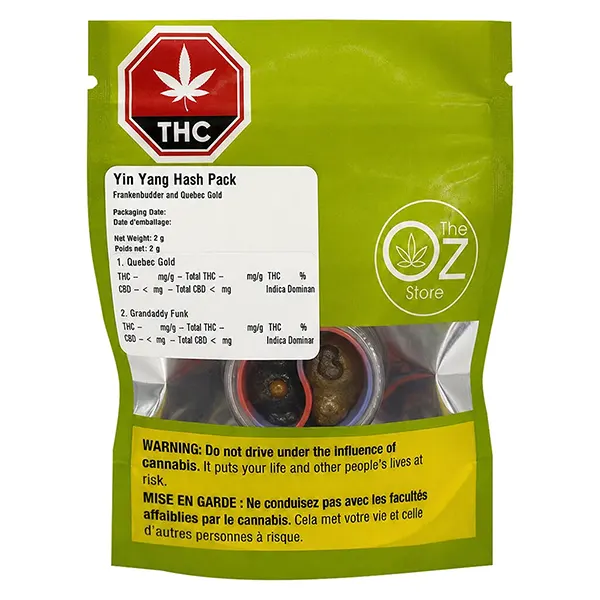 Image for Yin Yang Hash Pack, cannabis concentrates by The Oz Store