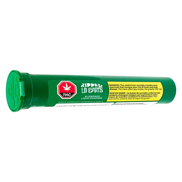 Image for Blueberried Liquid Diamonds 510 Thread Cartridge, cannabis vapes by Ripped