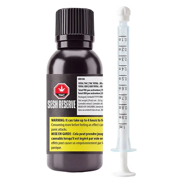 Image for CBD oil, cannabis bottled oils by SESH