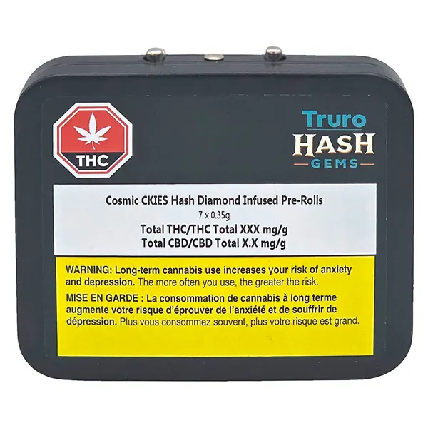 Image for Cosmic CKIES Hash Diamond Infused Pre-Roll, cannabis pre-rolls by Truro