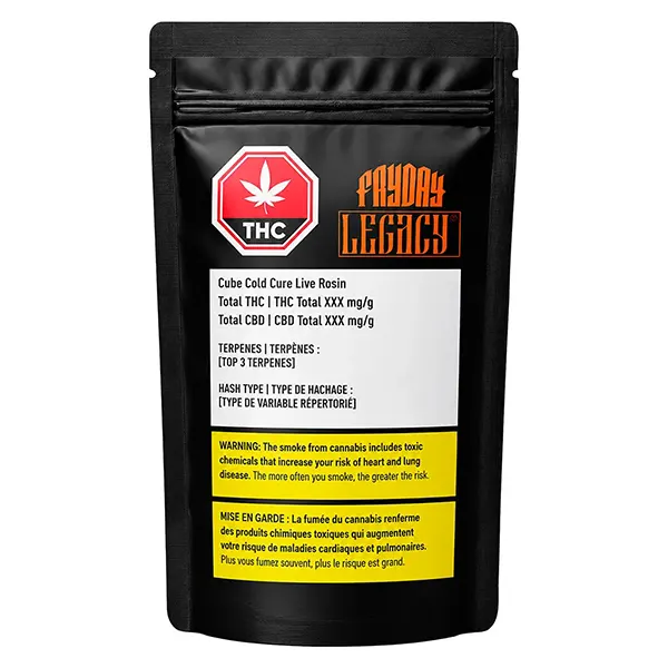 Image for Cube Cold Cure Live Rosin - FryDay Kush, cannabis concentrates by 7 Farms Down