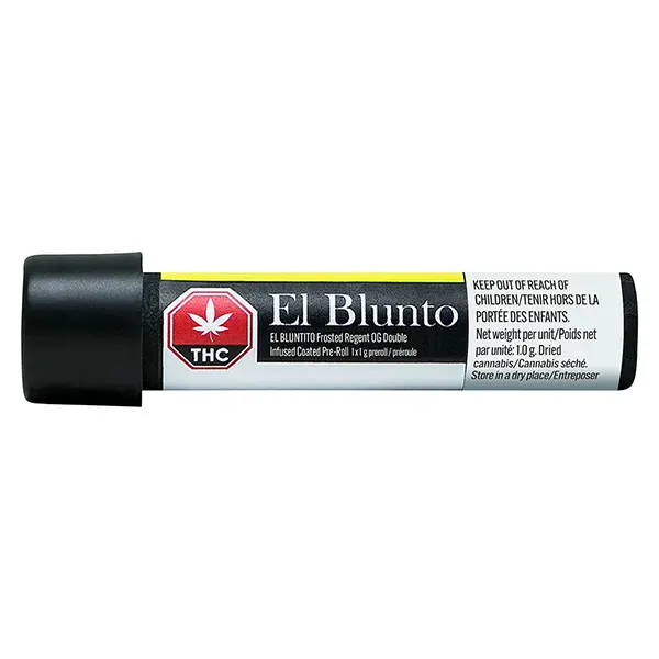 Image for El Bluntito Frosted Regent OG Double Infused Coated Pre-Roll, cannabis all products by El Blunto