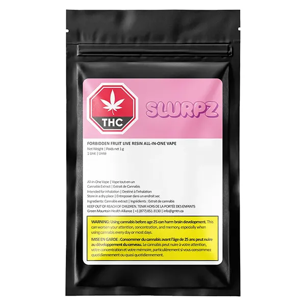Image for Forbidden Fruit Live Resin AIO Vape, cannabis vapes by SlurpZ