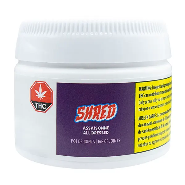 Image for All Dressed J's Pre-Roll, cannabis all products by Shred