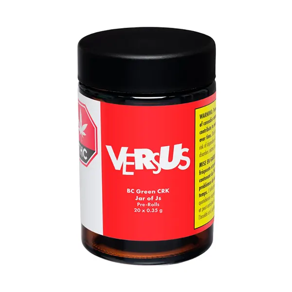 BC Green CRK Jar of Js Pre-Roll (Pre-Rolls) by Versus