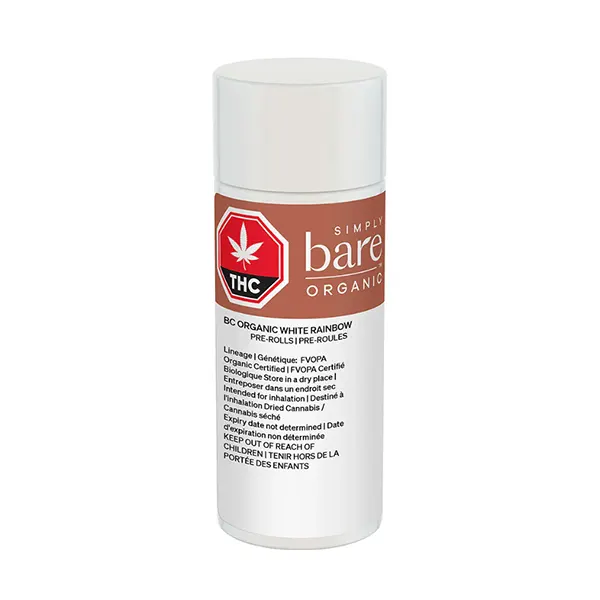 Image for BC Organic White Rainbow Pre-Roll, cannabis all products by Simply Bare