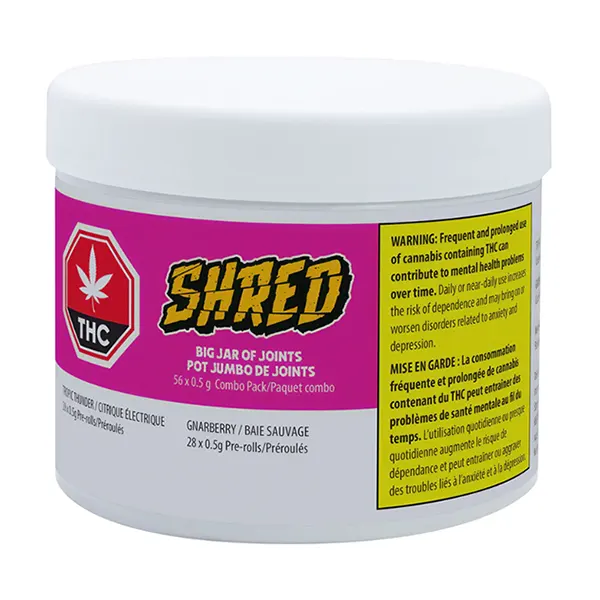 Image for Big Jar of Joints Tropic Thunder + Gnarberry, cannabis all products by Shred