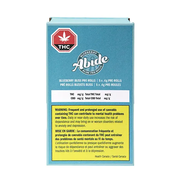 Image for Blueberry Bliss Pre-Roll, cannabis all products by Abide