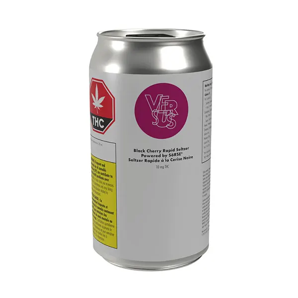 Image for Black Cherry Rapid Seltzer, cannabis soft drinks by Versus