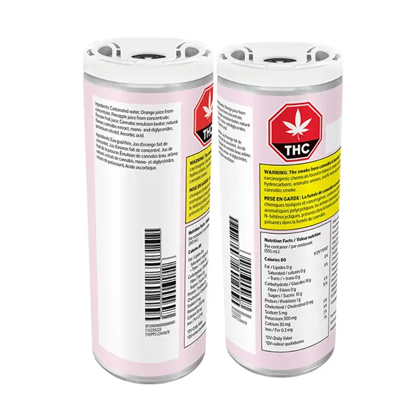 Image for Recharge: OrangePineapplePassionfruit Sparkling Water Juice, cannabis all products by Sense & Purpose