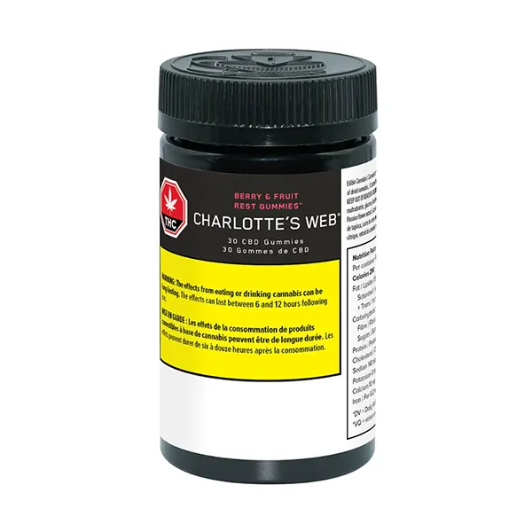 Image for Berry & Fruit Rest Gummies, cannabis all products by Charlotte's Web