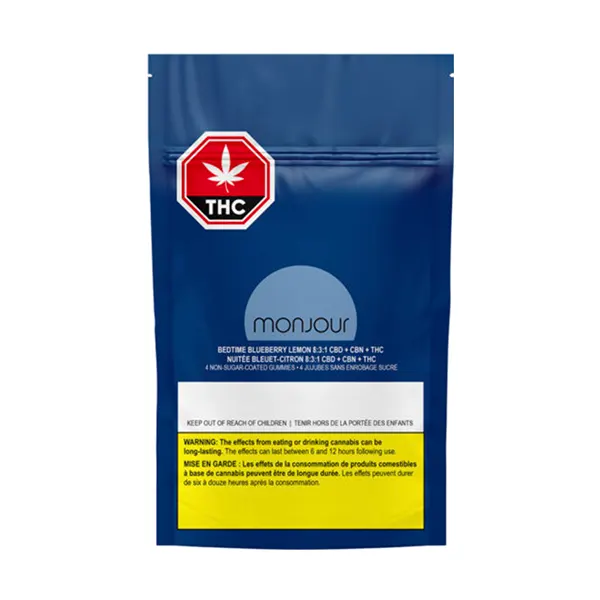 Image for CBN Bedtime Blueberry Lemon Gummies, cannabis all products by Monjour