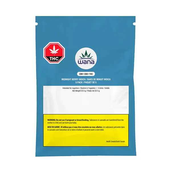 Image for Classic Midnight Berry Indica CBN/CBD, cannabis all products by Wana