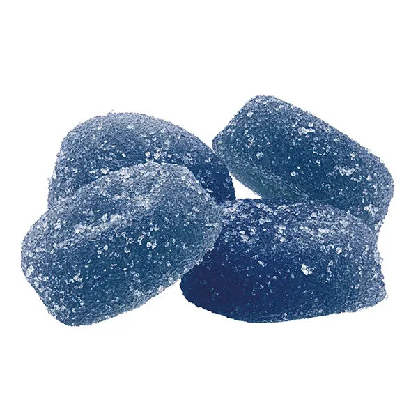 Product image for Cloudberry Snoozers CBN:THC Softchews, Cannabis Edibles by Shred'ems