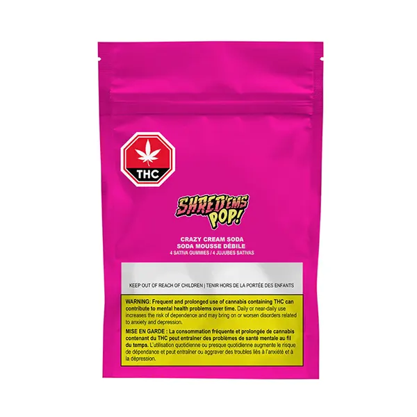 Image for Crazy Cream Soda Gummies, cannabis all products by Shred'ems