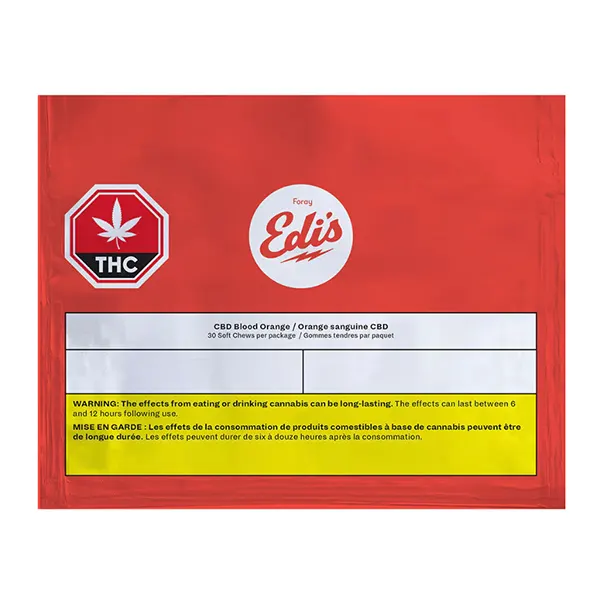 Image for Edi's CBD Blood Orange Soft Chews, cannabis all products by Foray