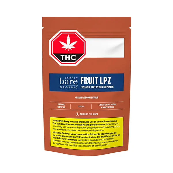 Image for Fruit Lpz Organic Live Rosin Gummies, cannabis all products by Simply Bare