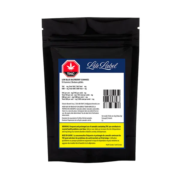 Image for Low Blue Raspberry, cannabis all products by Lite Label