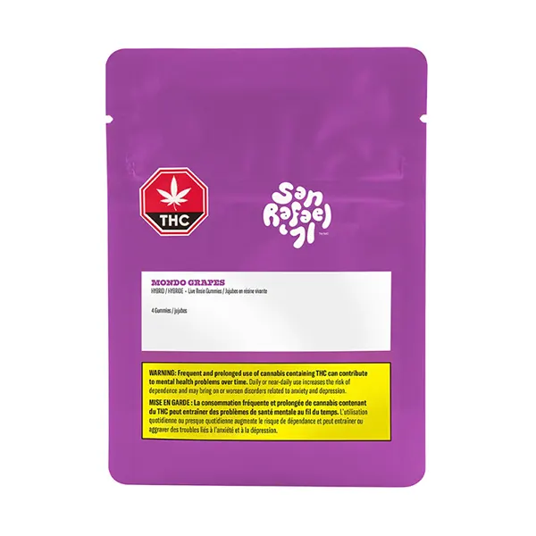 Image for Mondo Grapes Live Resin Soft Chews, cannabis all products by San Rafael '71