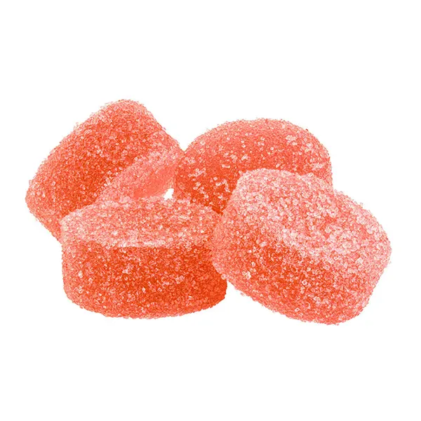 Product image for Pink Lemonade Yuzu 2:1 THCv:THC, Cannabis Edibles by Shred'ems