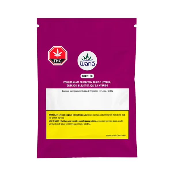 Image for Pomegranate Blueberry Acai 5:1 Hybrid, cannabis all products by Wana