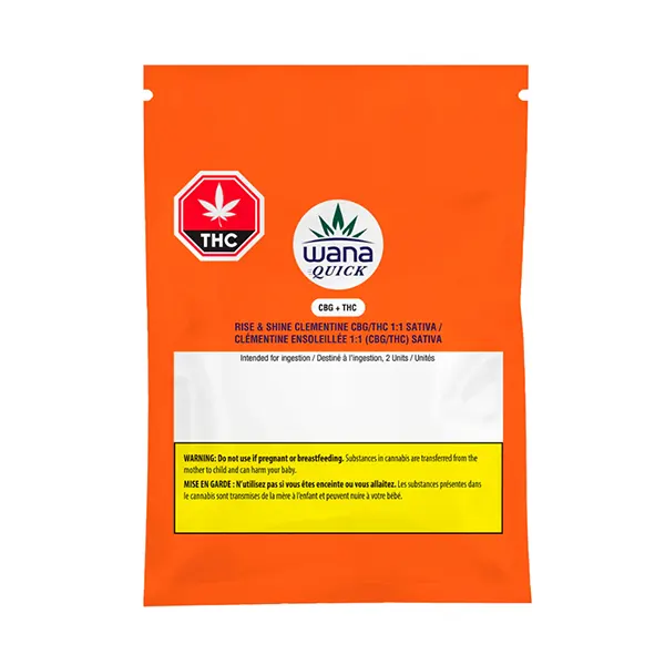 Image for Quick Rise & Shine Clementine 1:1 Sativa, cannabis all products by Wana