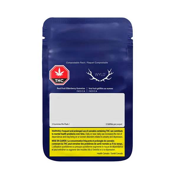 Image for Real Fruit Elderberry Gummies 2:1 THC:CBN, cannabis all products by WYLD