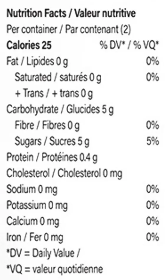 Nutrition Information for Real Fruit Huckleberry Gummies (Gummies) by WYLD