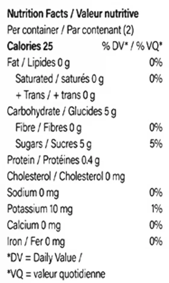 Nutrition Information for Real Fruit Peach Gummies 5:1 CBD:THC (Gummies) by WYLD