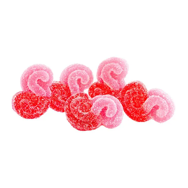 Image for Strawberry Watermelon 4:1 CBG THC Gummies, cannabis all products by SOURZ by Spinach