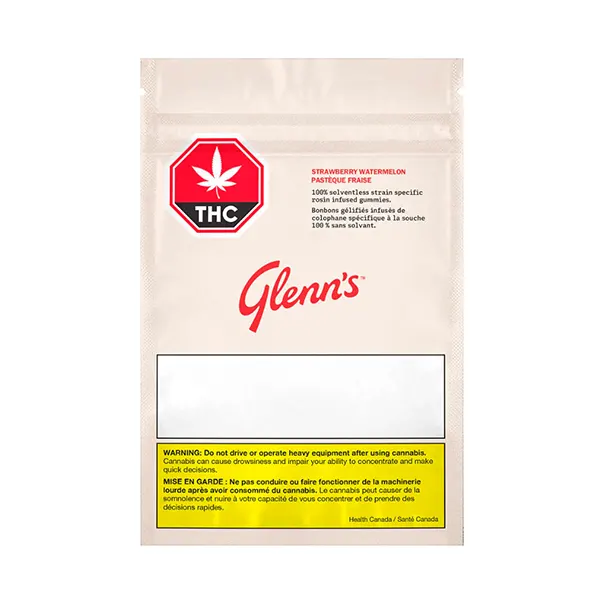 No.10 True Indica Rosin XL - Strawberry Watermelon (Gummies) by Glenn's