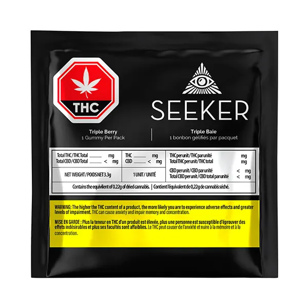 Image for Triple Berry THC Gummy, cannabis all products by Seeker