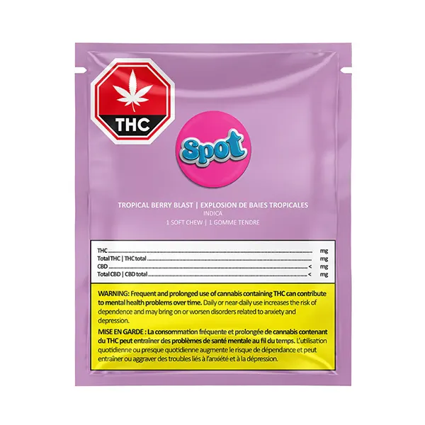 Image for Tropical Berry Blast Indica, cannabis all products by SPOT