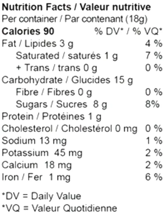 Milk Chocolate Live Rosin Waffle Cones (Baked Goods) Nutrition Table