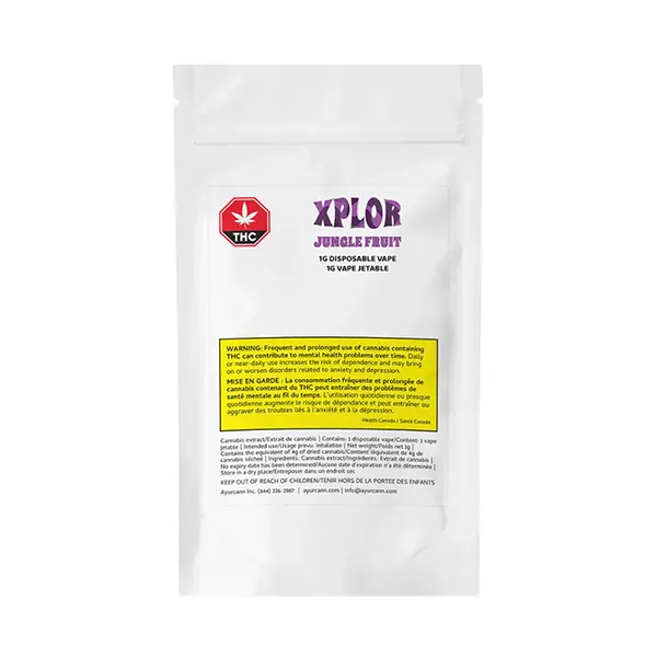 Image for Jungle Fruit Disposable Vape, cannabis disposable vapes by XPLOR