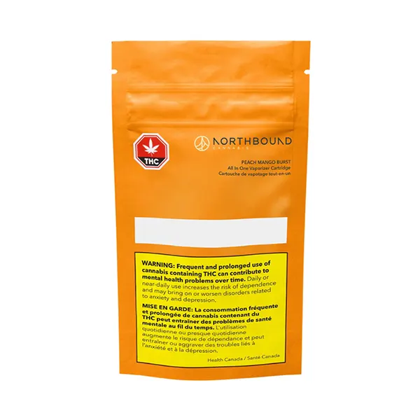 Peach Mango Burst All In One Vape (Disposable Vapes) by Northbound Cannabis