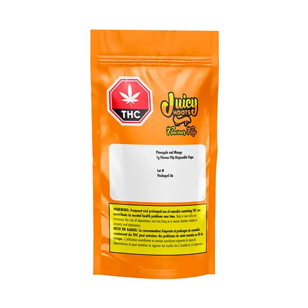 Pineapple and Mango Flavour Flip Disposable Vape (Disposable Vapes) by Juicy Hoots