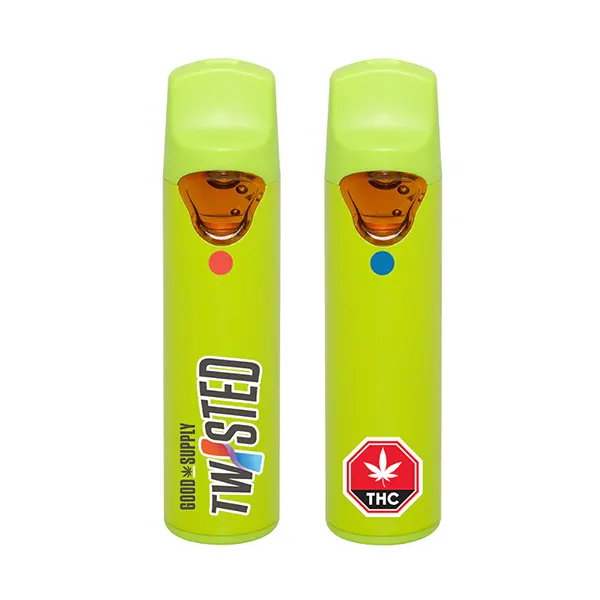 Image for Twisted All-in-One Vape - Orange Swirl & Strawberry Freeze, cannabis all products by Good Supply