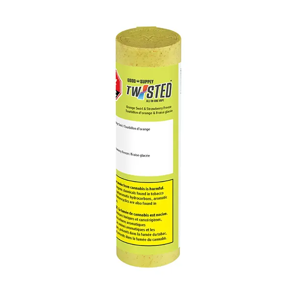 Image for Twisted All-in-One Vape - Orange Swirl & Strawberry Freeze, cannabis all products by Good Supply