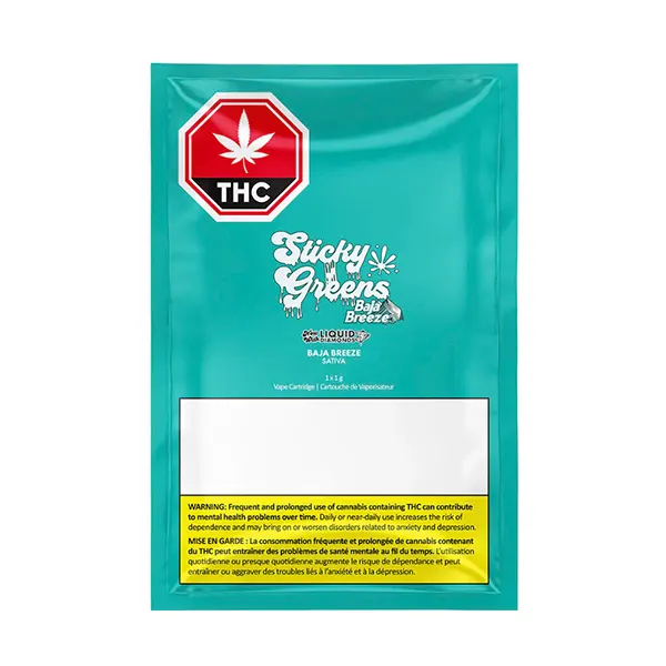 Image for Baja Breeze Liquid Diamonds 510 Thread Cartridge, cannabis all products by Sticky Greens