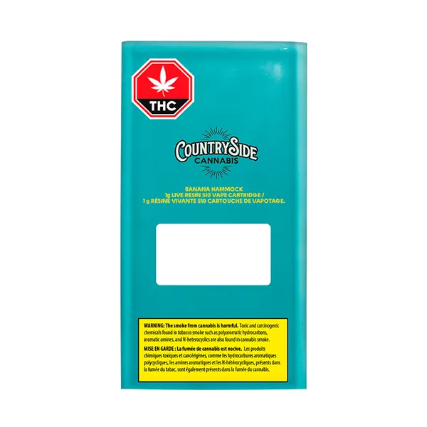 Image for Banana Hammock Live Resin 510 Thread Cartridge, cannabis all products by Countryside Cannabis