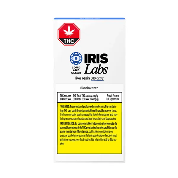 Blackwater Live Resin 510 Thread Cartridge (510 Cartridges) by IRIS Labs
