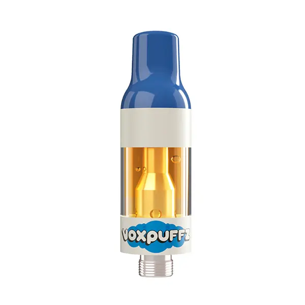 Product image for Blueberry Pom Pom 510 Thread Cartridge 1000 THC, Cannabis Vapes by VOX