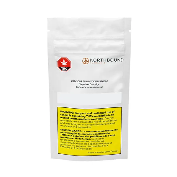 Image for CBD Sour Tangie X Cannatonic 510 Thread Cartridge, cannabis all products by Northbound Cannabis