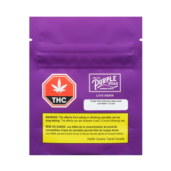 Image for Creemore Valley Kush Live Resin 510 Thread Cartridge, cannabis all products by Purple Hills